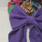 Purple Linen Bow